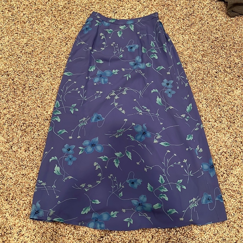 Talbots Floral Maxi Skirt